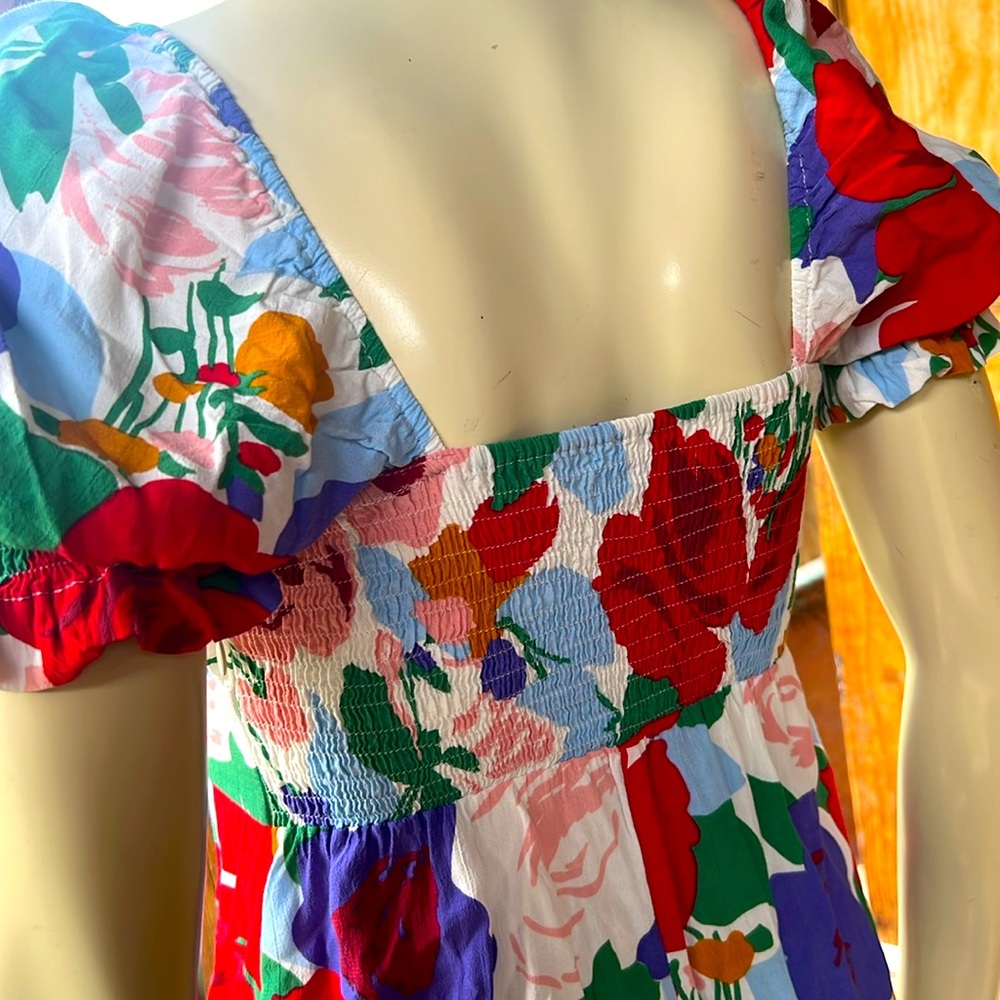 Faithful the brand mini dress abstract floral - Picture 6 of 9